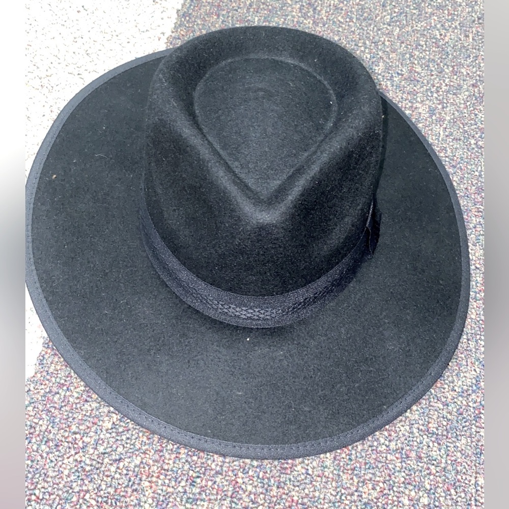 A New Day black Wide brim wool hat. Never worn, new with tags